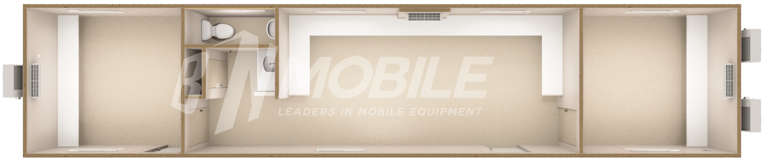 bn mobile, caseta, oficina, 12x60